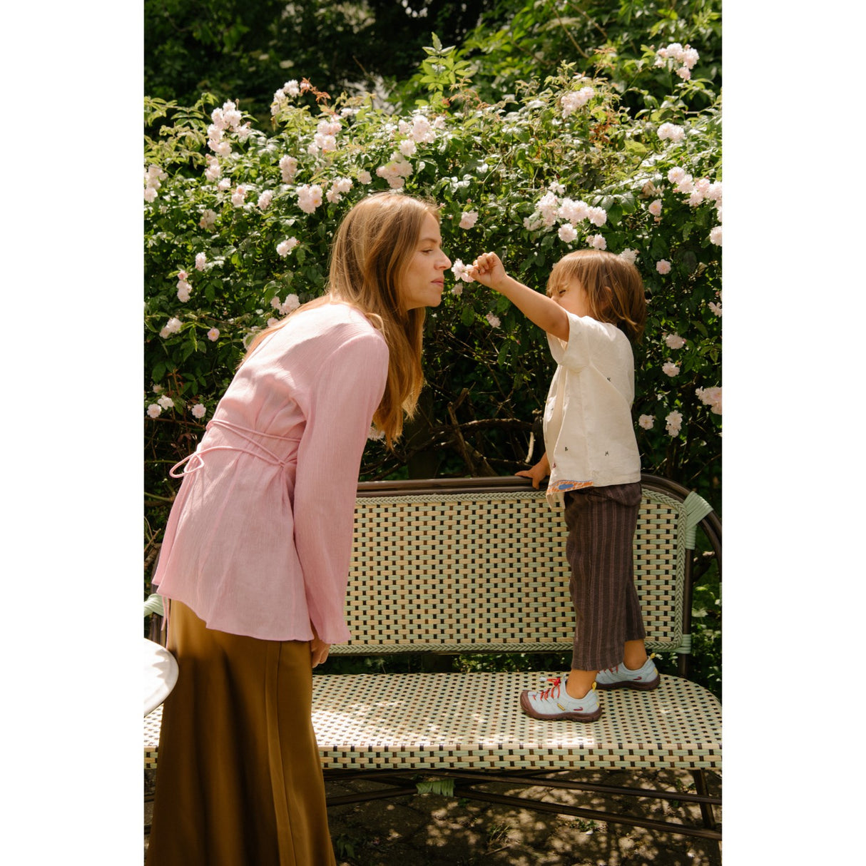 Bisgaard Sky Blue Trine Kjær X Robin Lace Sko