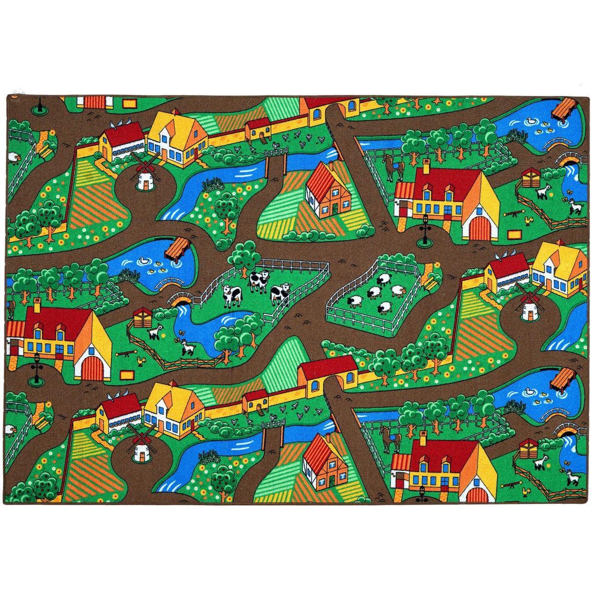 Rebel Roads Farm Life Teppe - 140 X 200 Cm