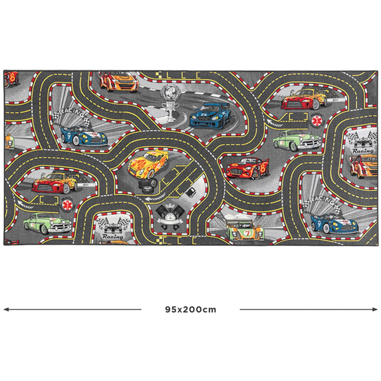 Rebel Roads Tales Of Speed Teppe - 95 X 200 Cm