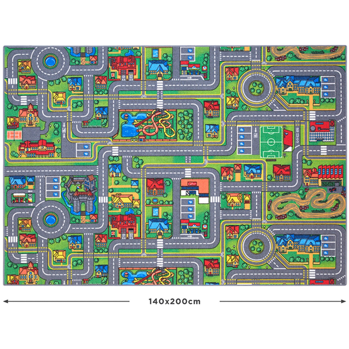Rebel Roads City Life Teppe - 140 X 200 Cm