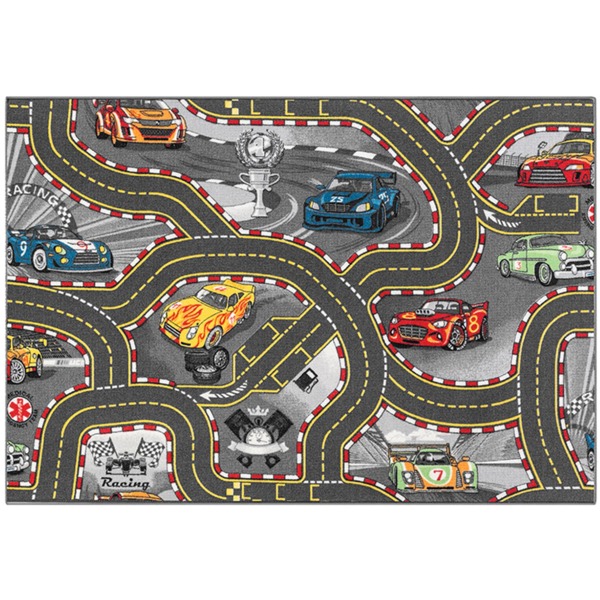 Rebel Roads Tales Of Speed Teppe - 95 X 133 Cm