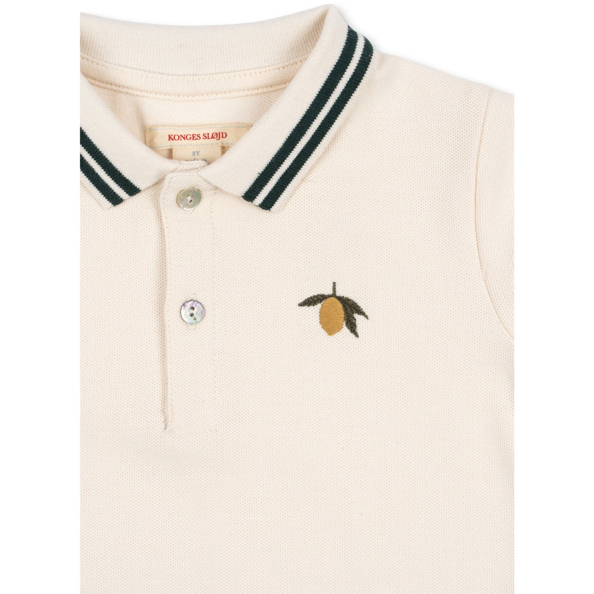 Konges Sløjd Antique White Florian Polo T-Skjorte Gots