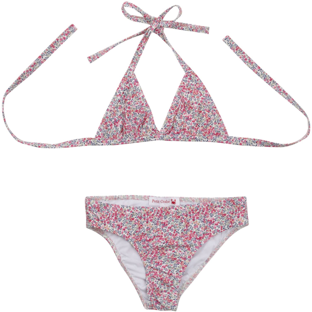 Petit Crabe Wiltshire Bud Elle Triangle Bikini - Made Med Liberty© Stoff