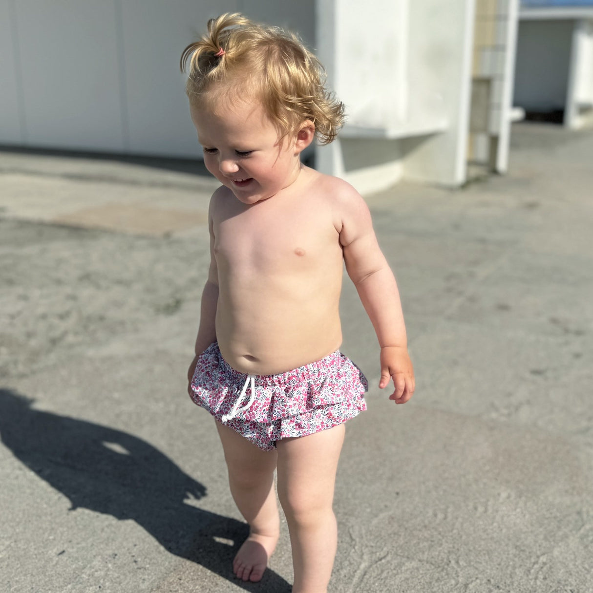 Petit Crabe Wiltshire Bud Ida Swim Nappy - Made Med Liberty© Stoff