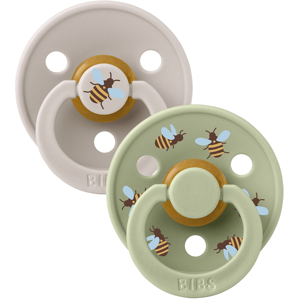 Bibs Mushroom Mix Smokk Studio Colour Bumblebee Latex 2-Pakning