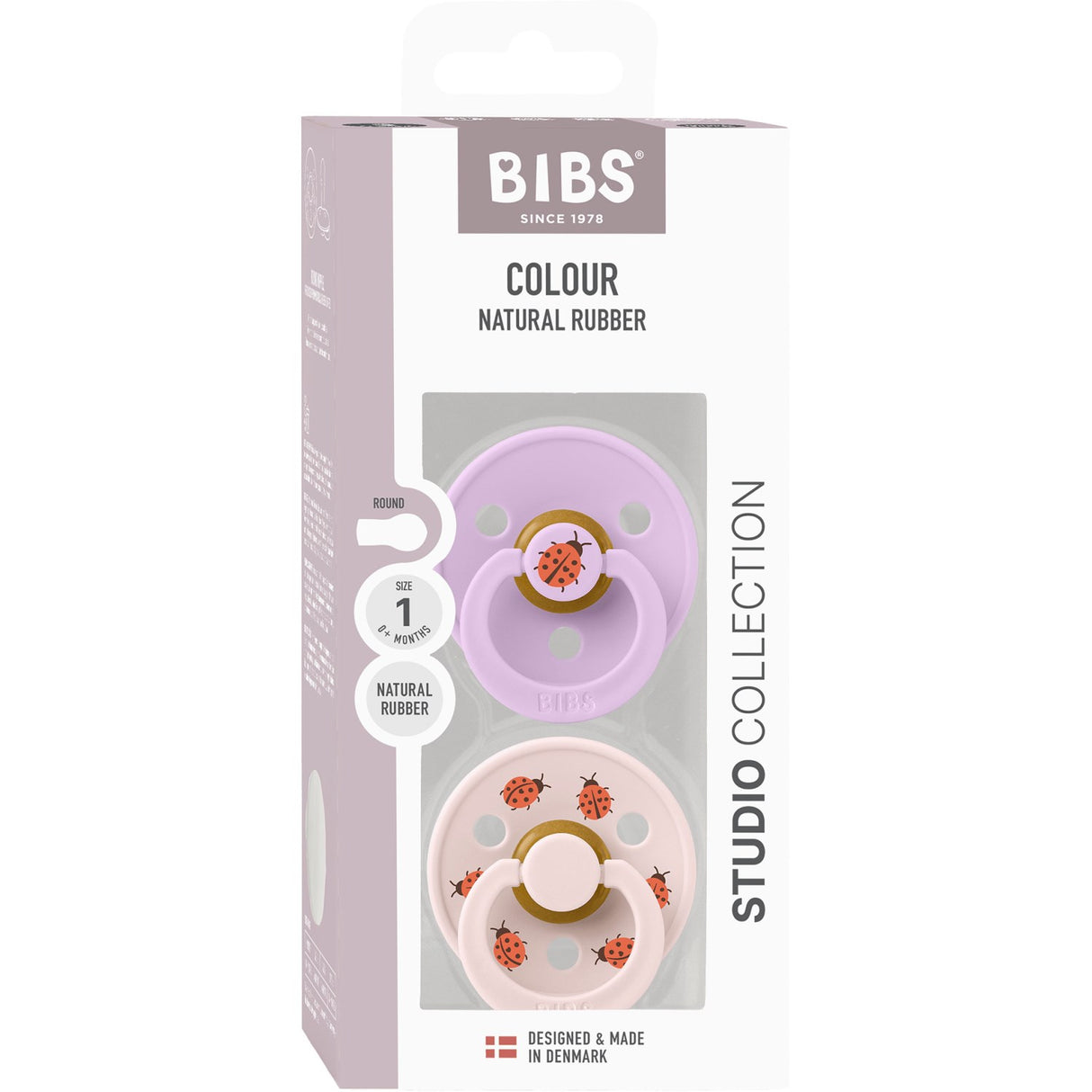 Bibs Sky Mix Smokk Studio Colour Ladybug Latex 2-Pakning