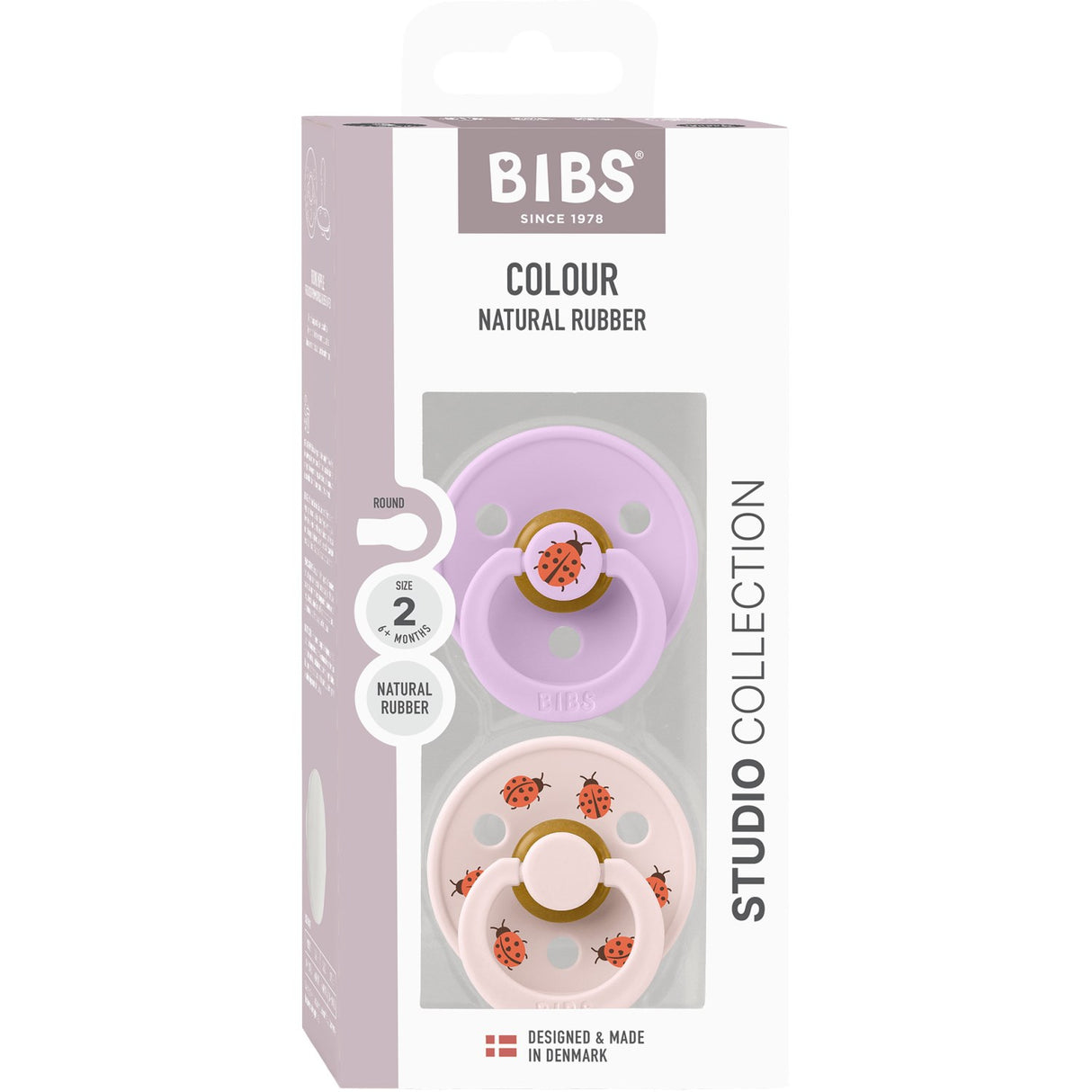 Bibs Sky Mix Smokk Studio Colour Ladybug Latex 2-Pakning