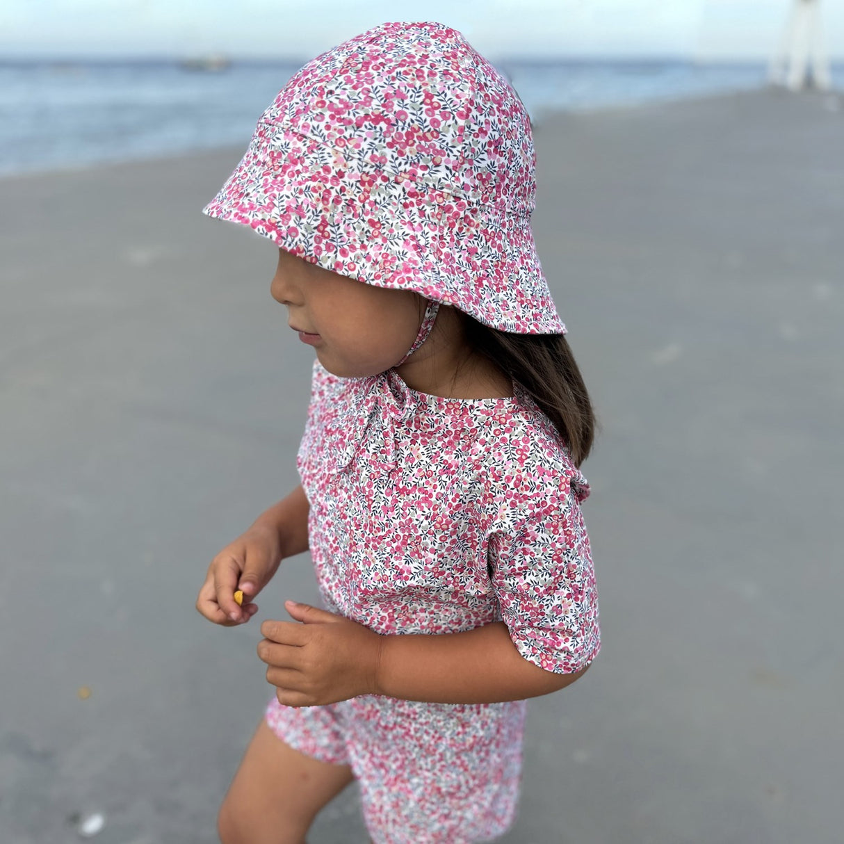 Petit Crabe Wiltshire Bud Luna Boatneck Uv-T-shirt S/S - Med Liberty© Stoff