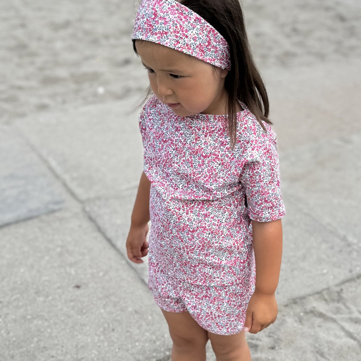 Petit Crabe Wiltshire Bud Luna Boatneck Uv-T-shirt S/S - Med Liberty© Stoff