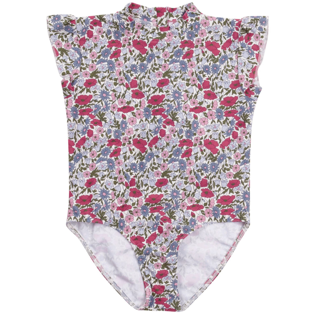Petit Crabe Poppy & Daisy P Beaa Badedrakt S/S - Med Liberty Fabrics