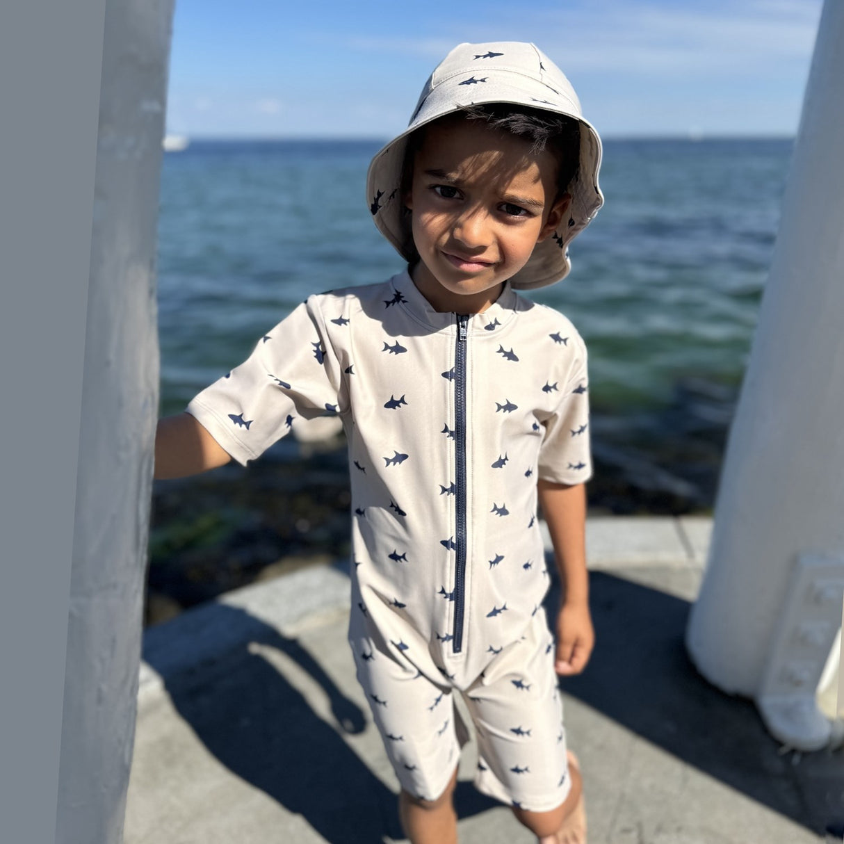 Petit Crabe Sand Fish Natsu Sunsuit S/S