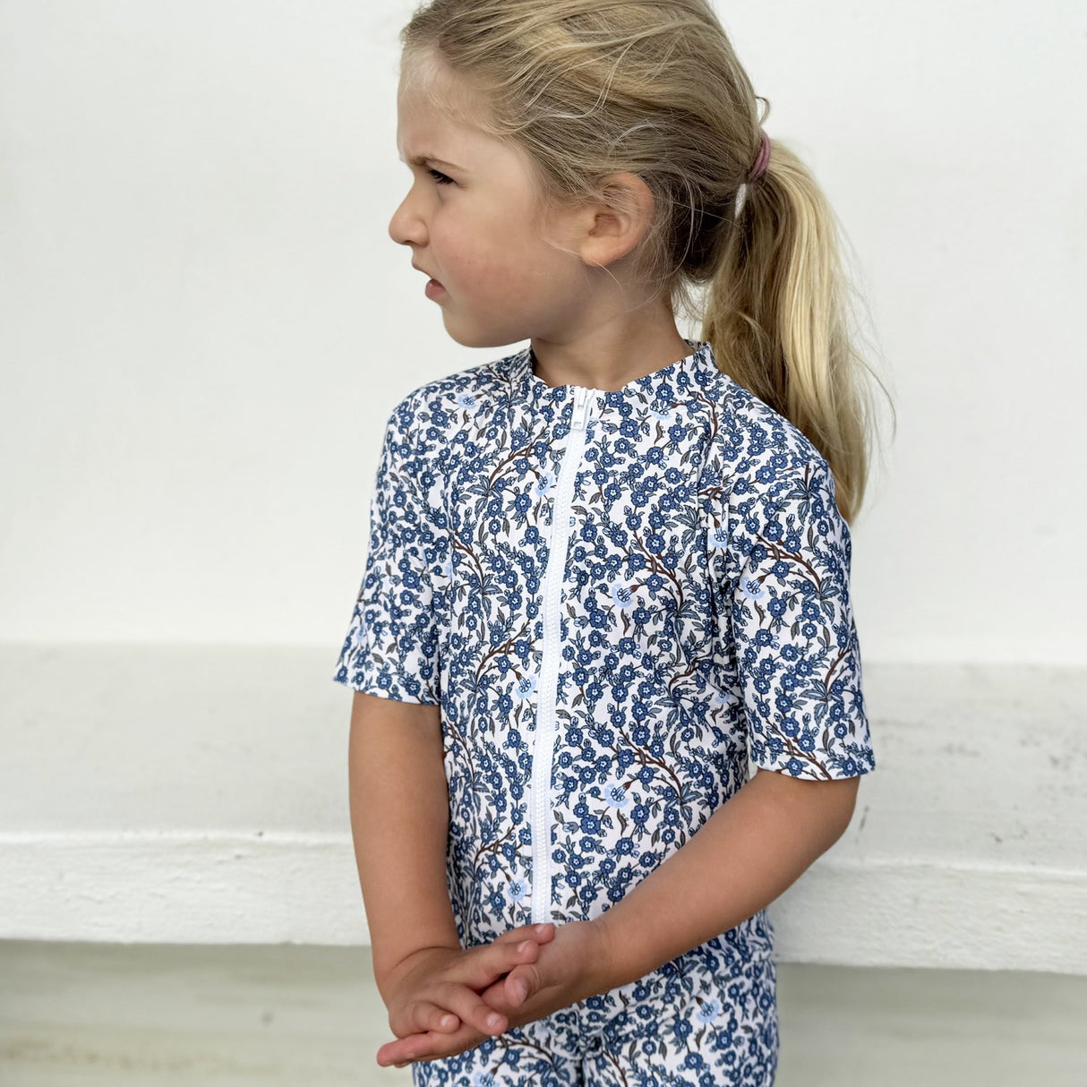 Petit Crabe Empress B Natsu Sunsuit S/S - Made Med Liberty© Stoff