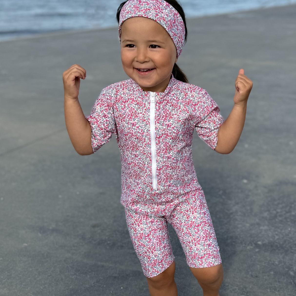 Petit Crabe Wiltshire Bud Natsu Sunsuit S/S - Made Med Liberty© Stoff