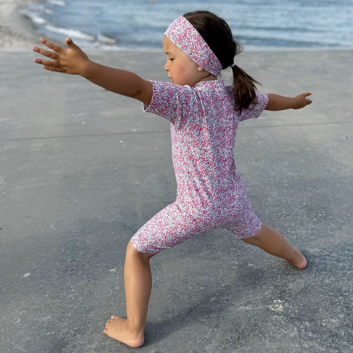 Petit Crabe Wiltshire Bud Natsu Sunsuit S/S - Made Med Liberty© Stoff