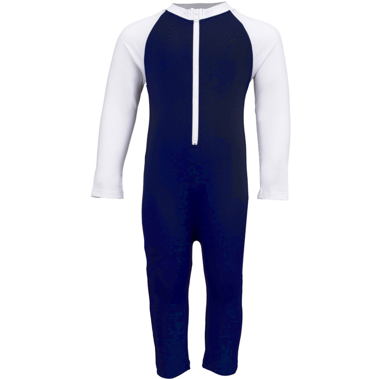 Petit Crabe Blue/White Multi Farge Sunsuit L/S