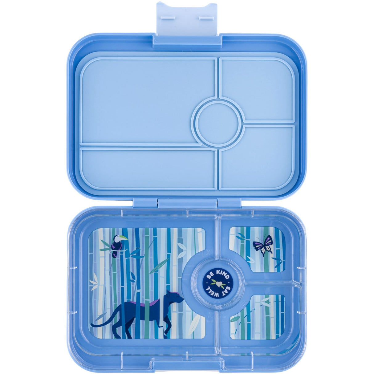 Yumbox Hazy Blue / Panther Tray Leakproof Tapas XL 4 Bento Lunch Box
