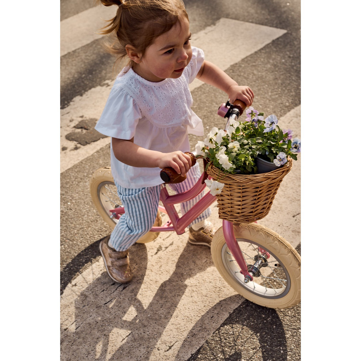 THE NEW Siblings X Luksusbaby Blue Fog Striped Ojo Bukser