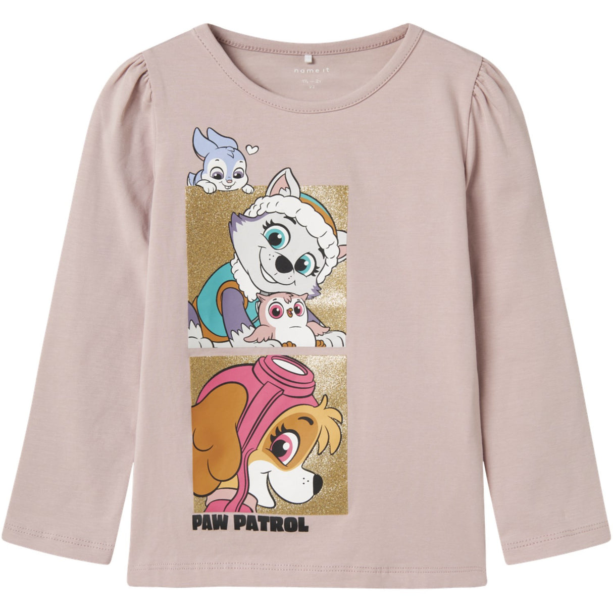 Name It Burnished Lilac Nmfjoana Paw Ls Topp Box Noos Cplg