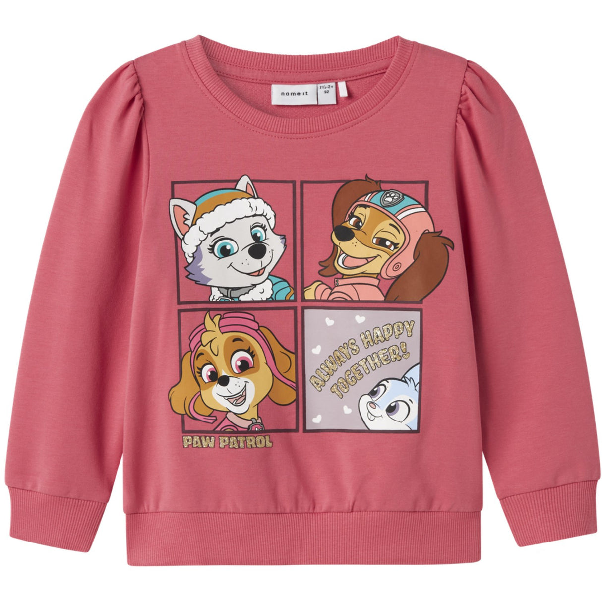 Name It Rapture Rose Nmfjose Paw Sweat Unb Cplg