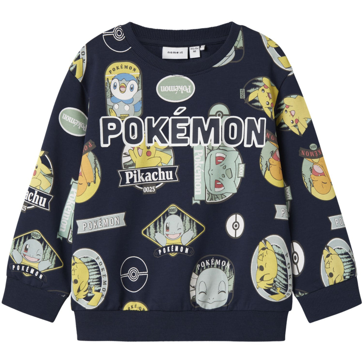 Name It Navy Blazer Nmmjazy Pokemon Nreg Sweat Unb Sky