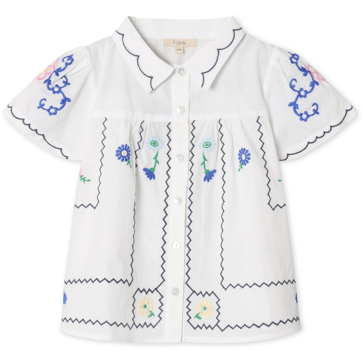 Fliink Cloud Dancer Hirse Blouse