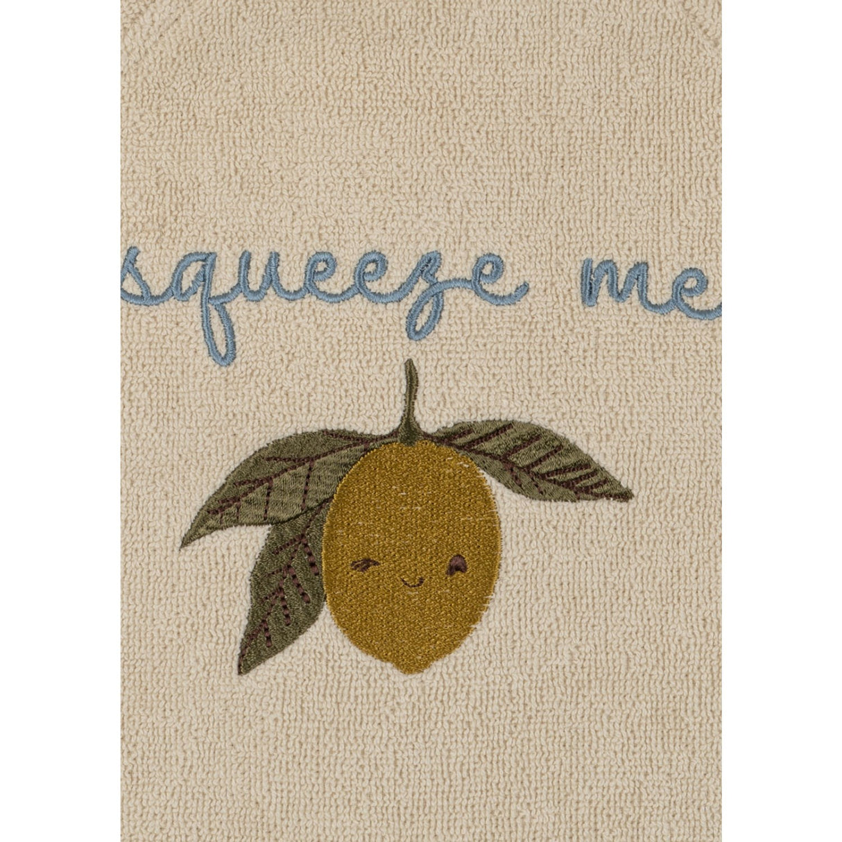 Konges Sløjd Lemon Terry Badekåpe Embroidery Gots