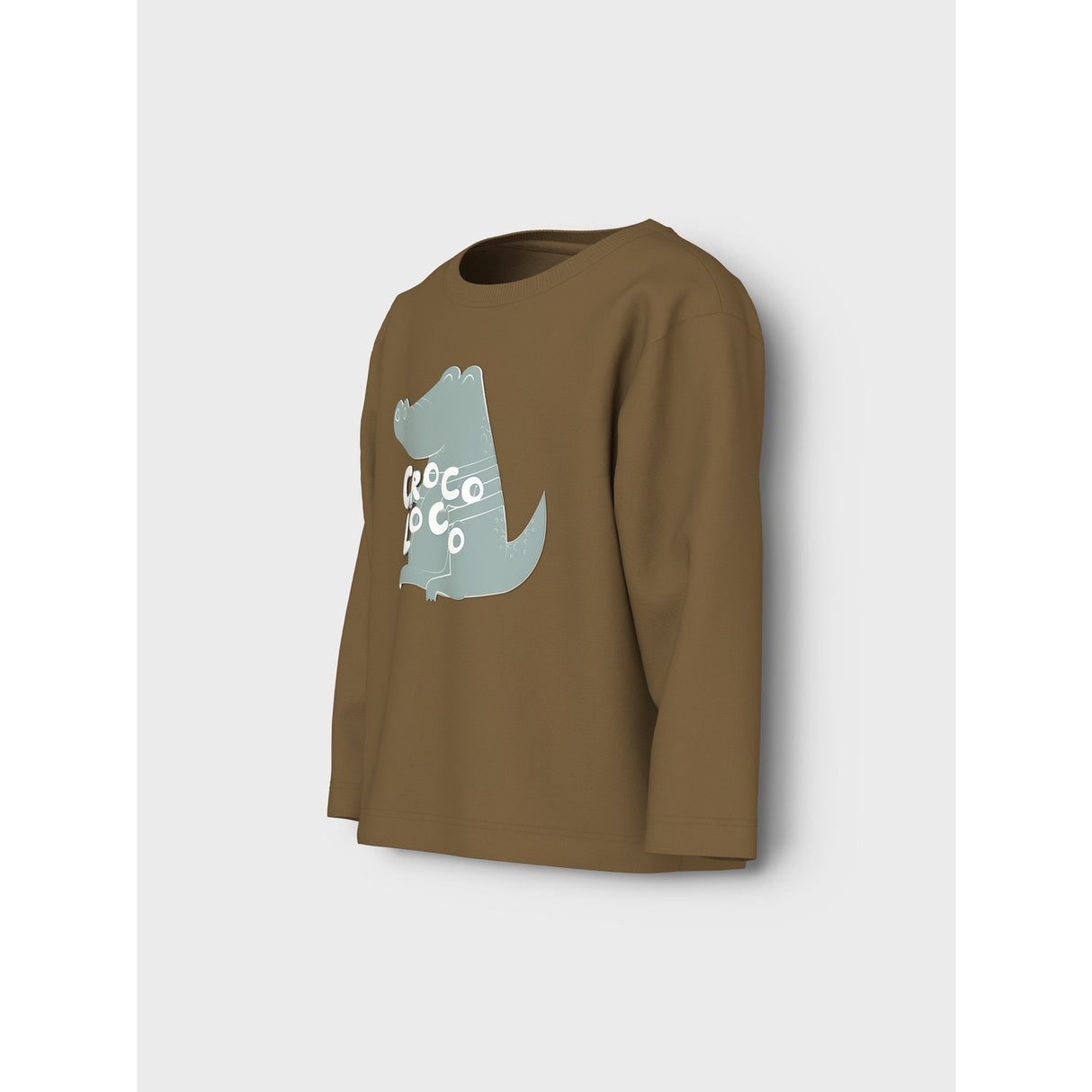 Name It Dull Gold Croco Loco Nmmvagno Ls Loose Topp