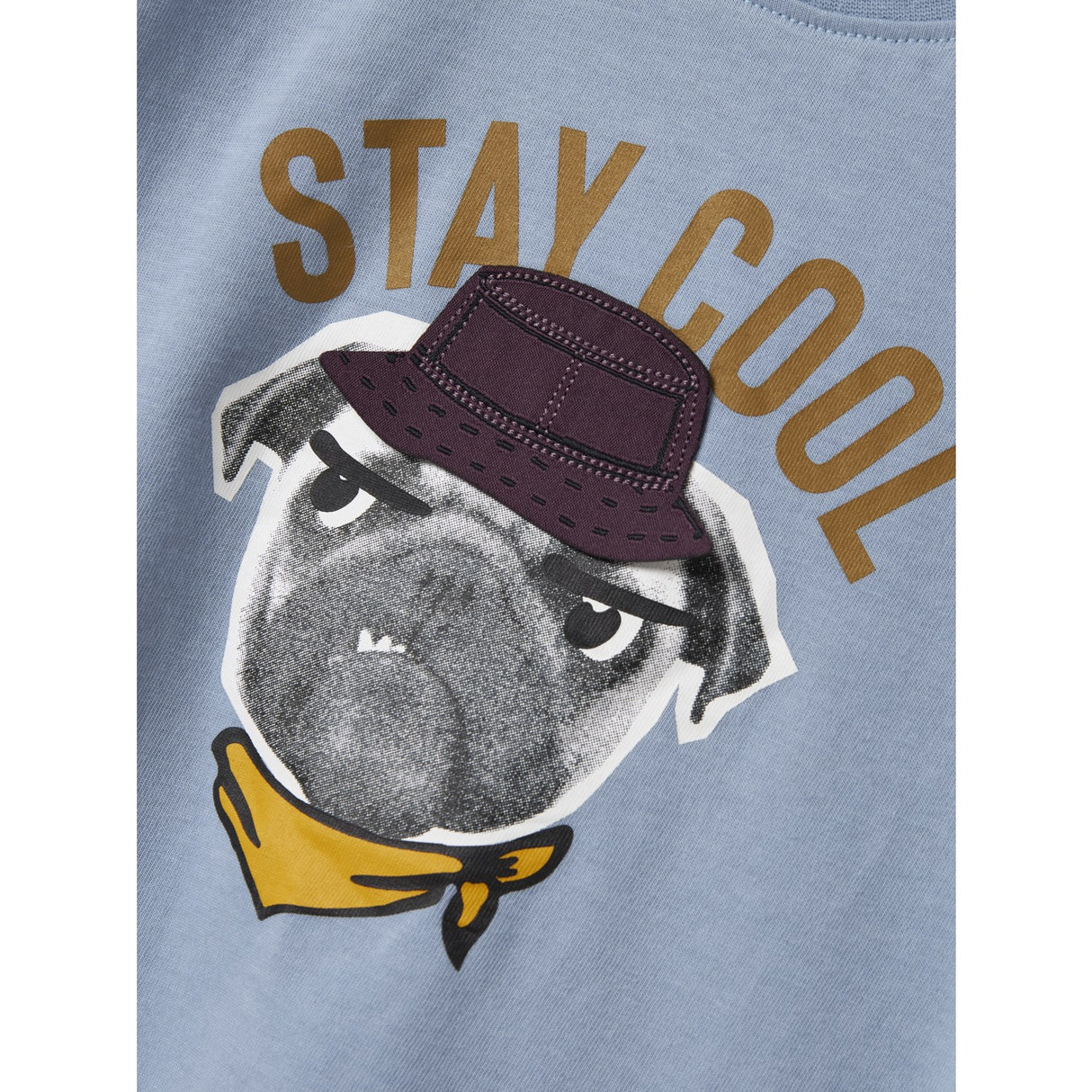 Name It Dusty Blue Nmmkai Ss Nreg Topp Box