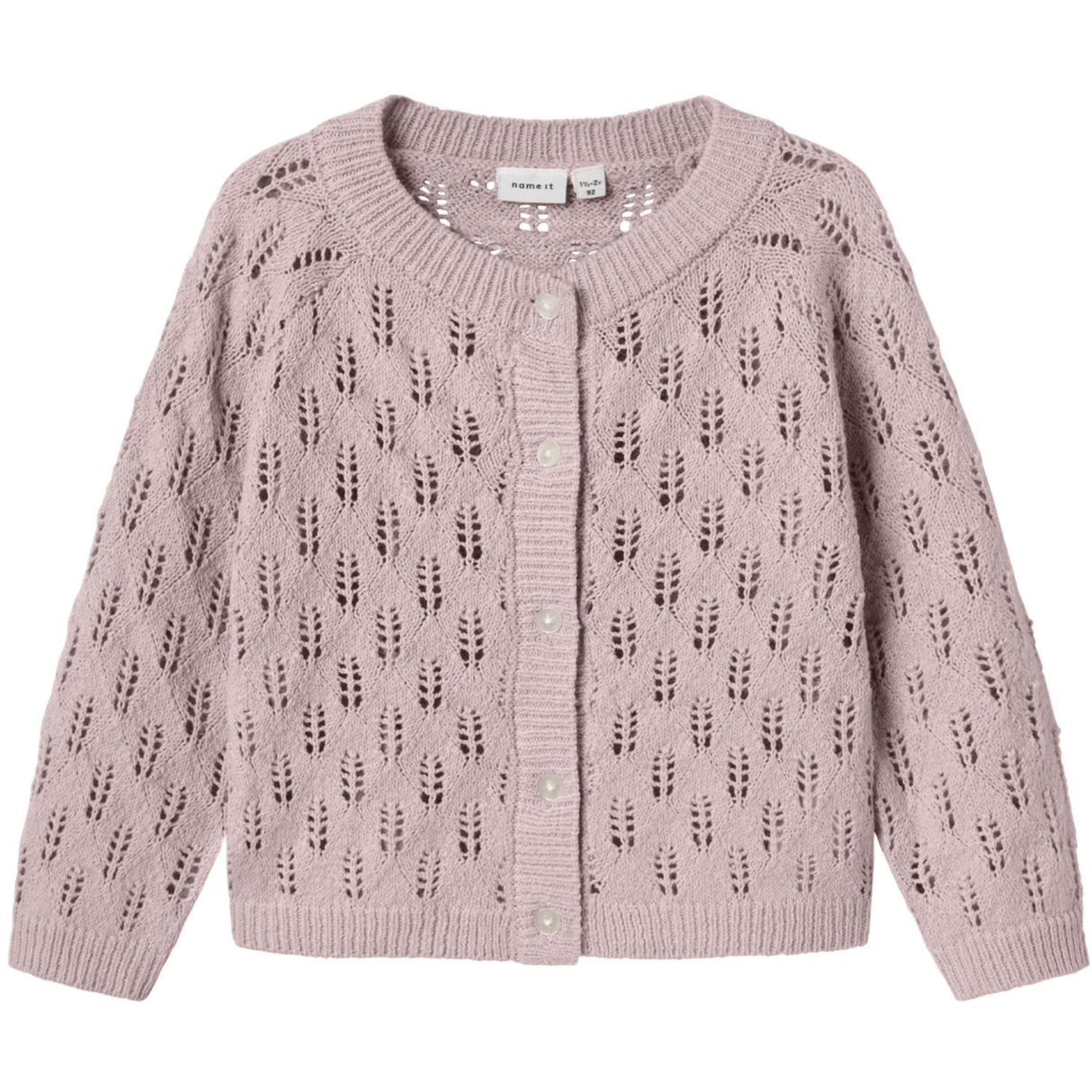 Name It Burnished Lilac Nmfleslie Ls Strikk Card