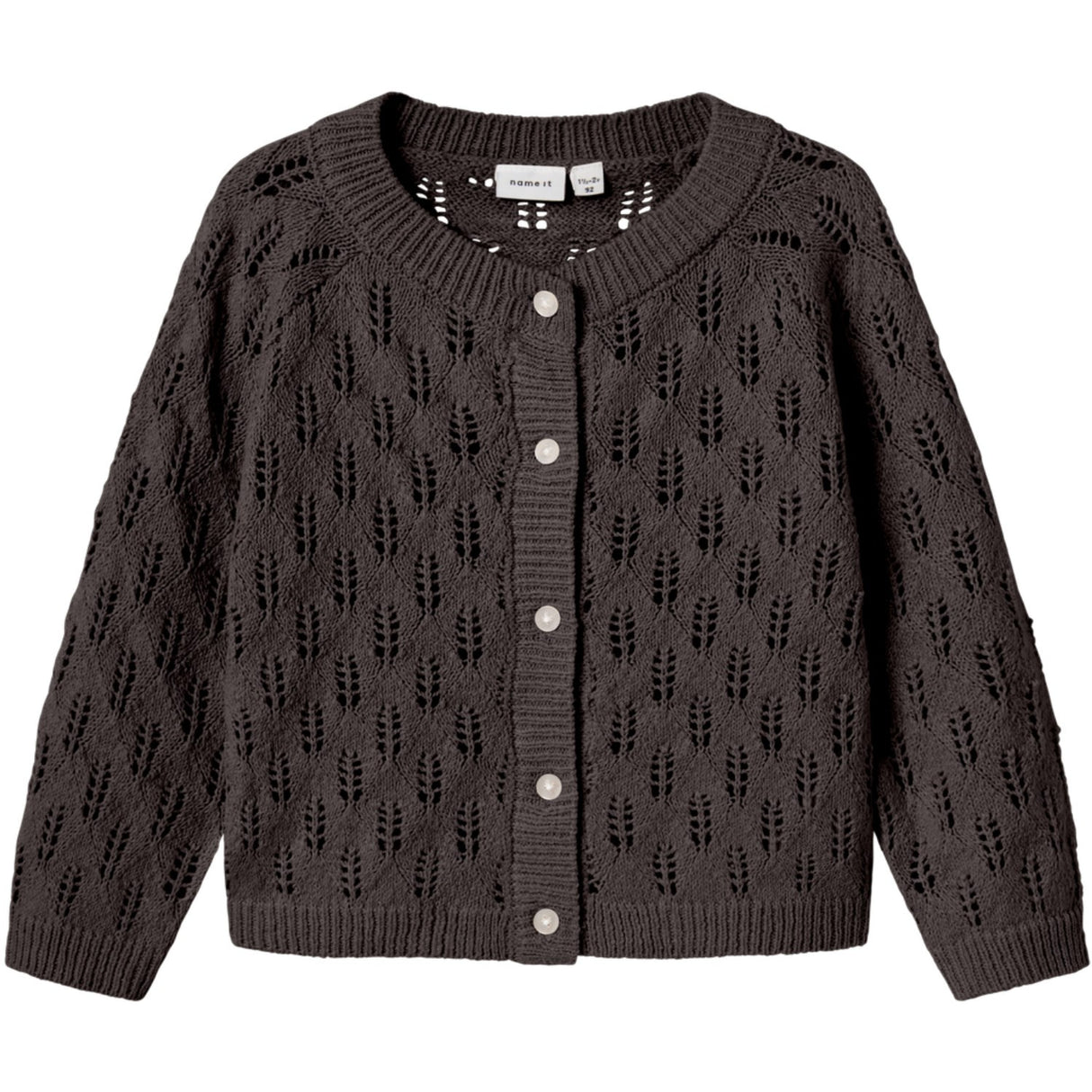 Name It Seal Brown Nmfleslie Ls Strikk Card