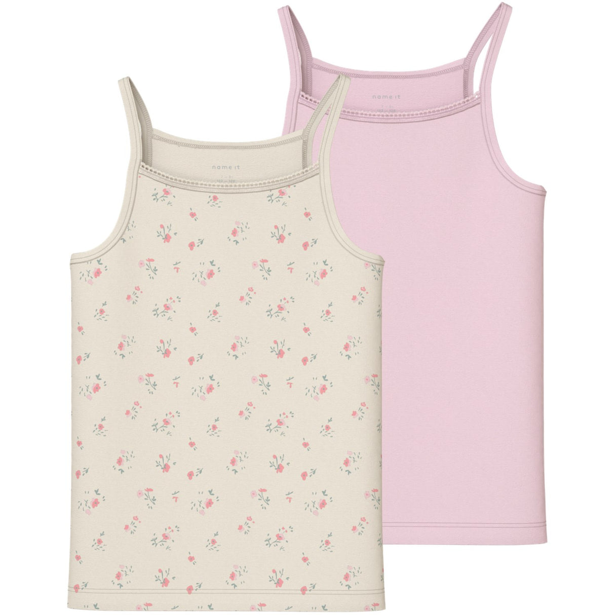 Name It Turtledove Nkfstrap Topp 2P Flower Noos