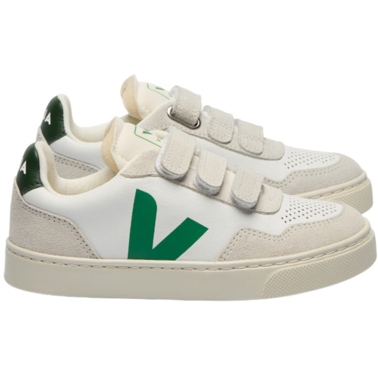 Veja Extra White Emeraude Small V-90 Sneakers
