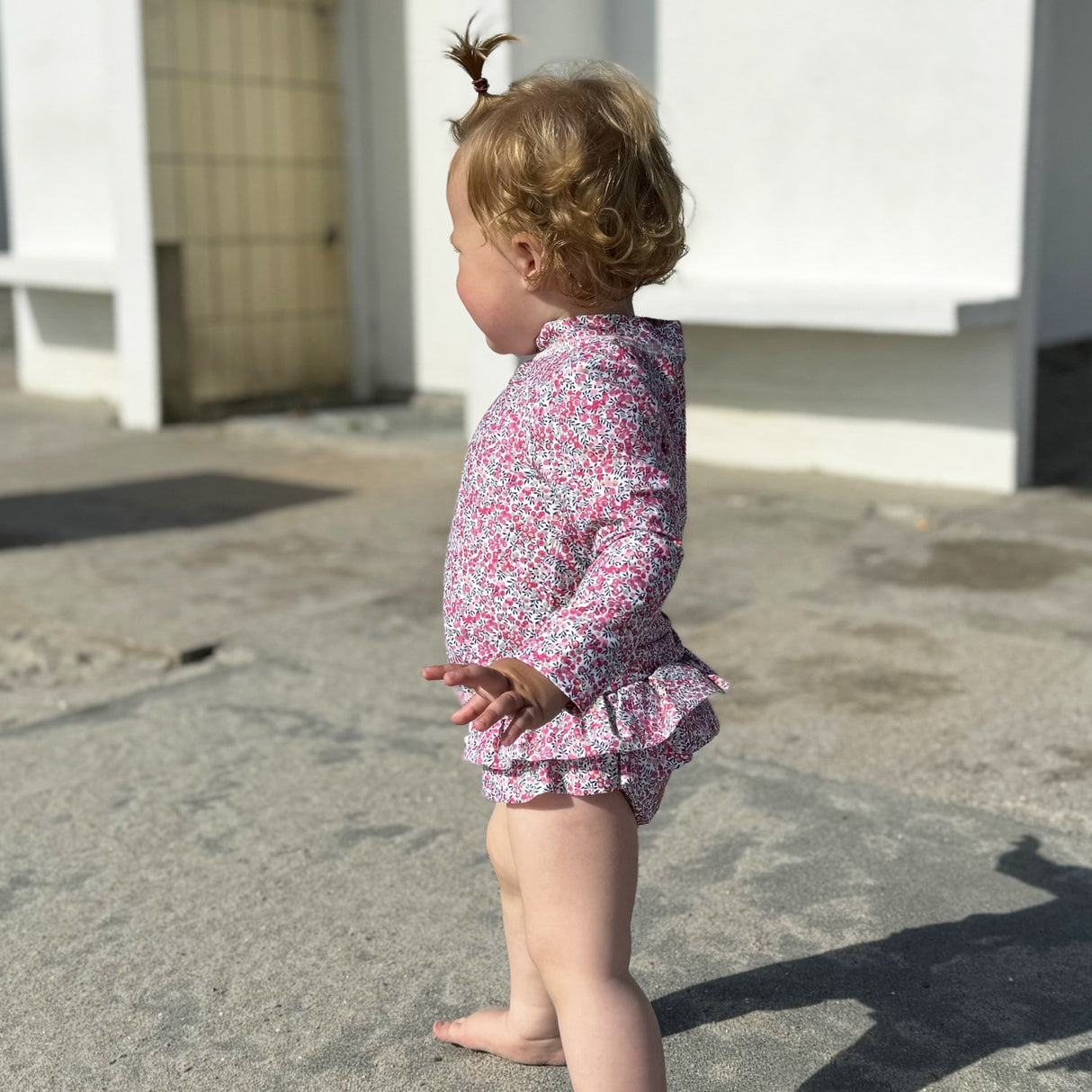 Petit Crabe Wiltshire Bud Sydney Uv Swimshirt L/S - Made Med Liberty© Stoff