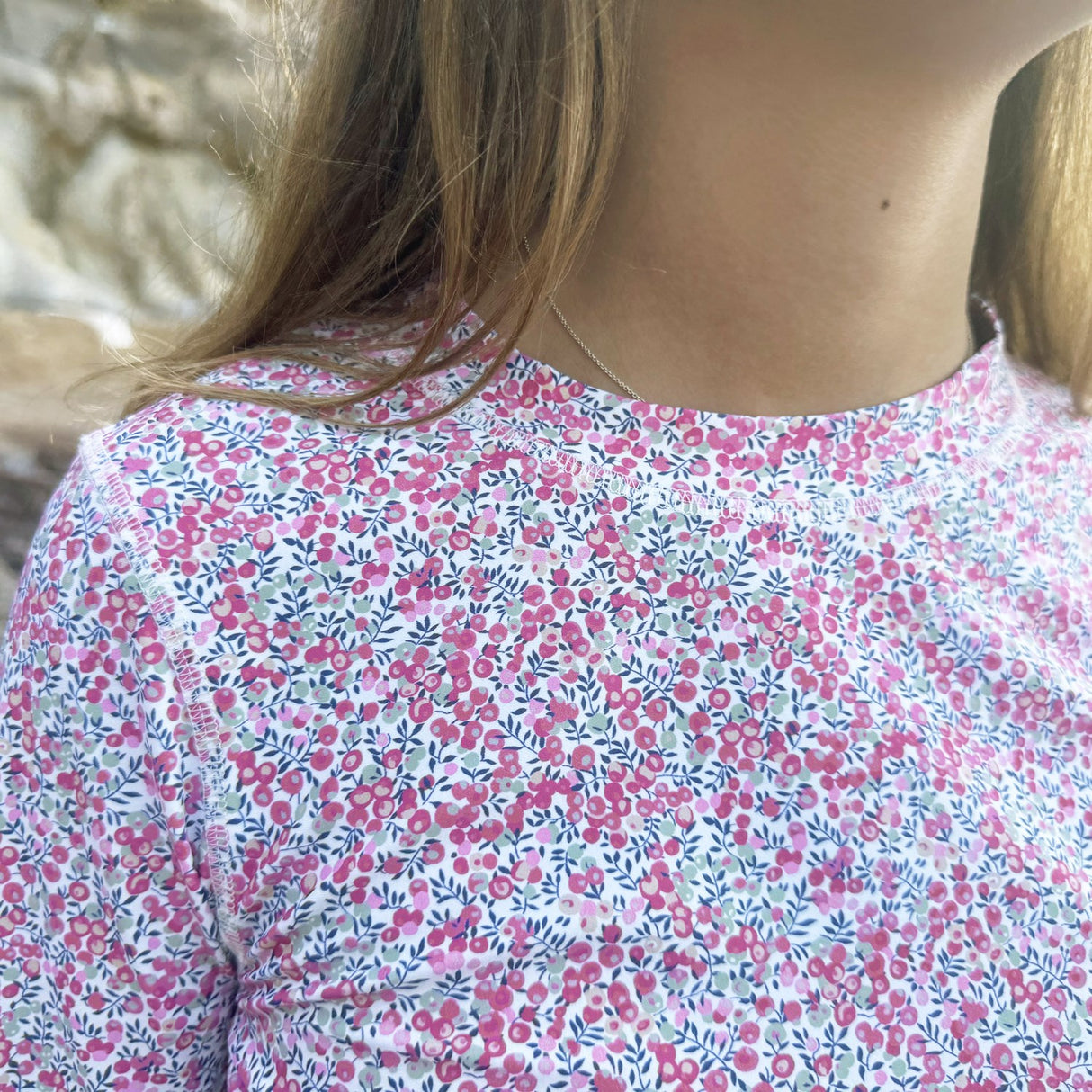 Petit Crabe Wiltshire Bud Sydney Uv Swimshirt L/S - Made Med Liberty© Stoff