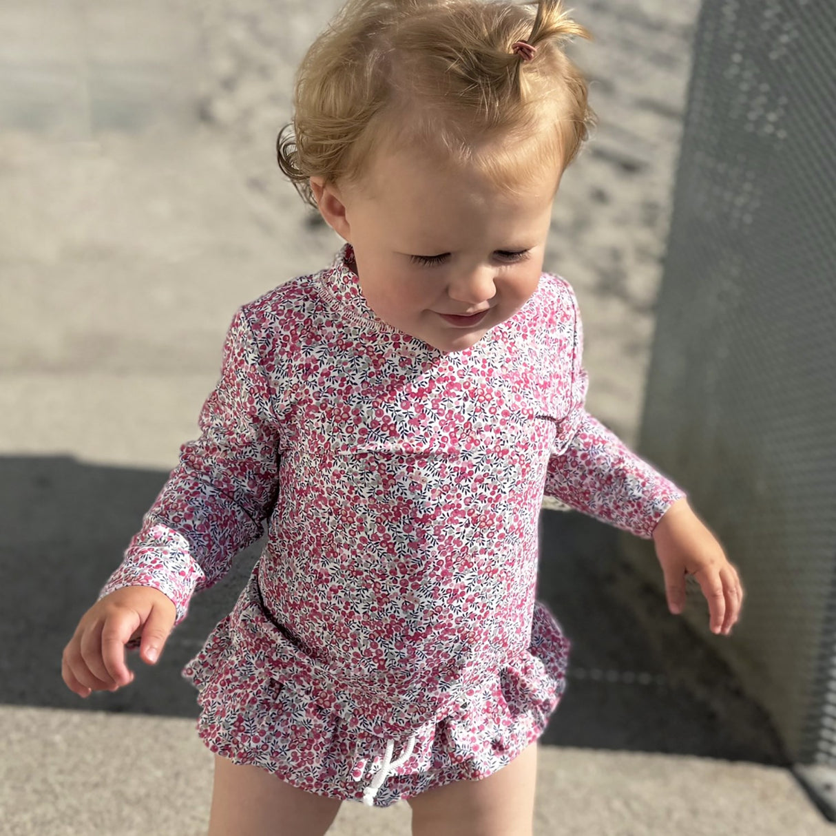 Petit Crabe Wiltshire Bud Sydney Uv Swimshirt L/S - Made Med Liberty© Stoff