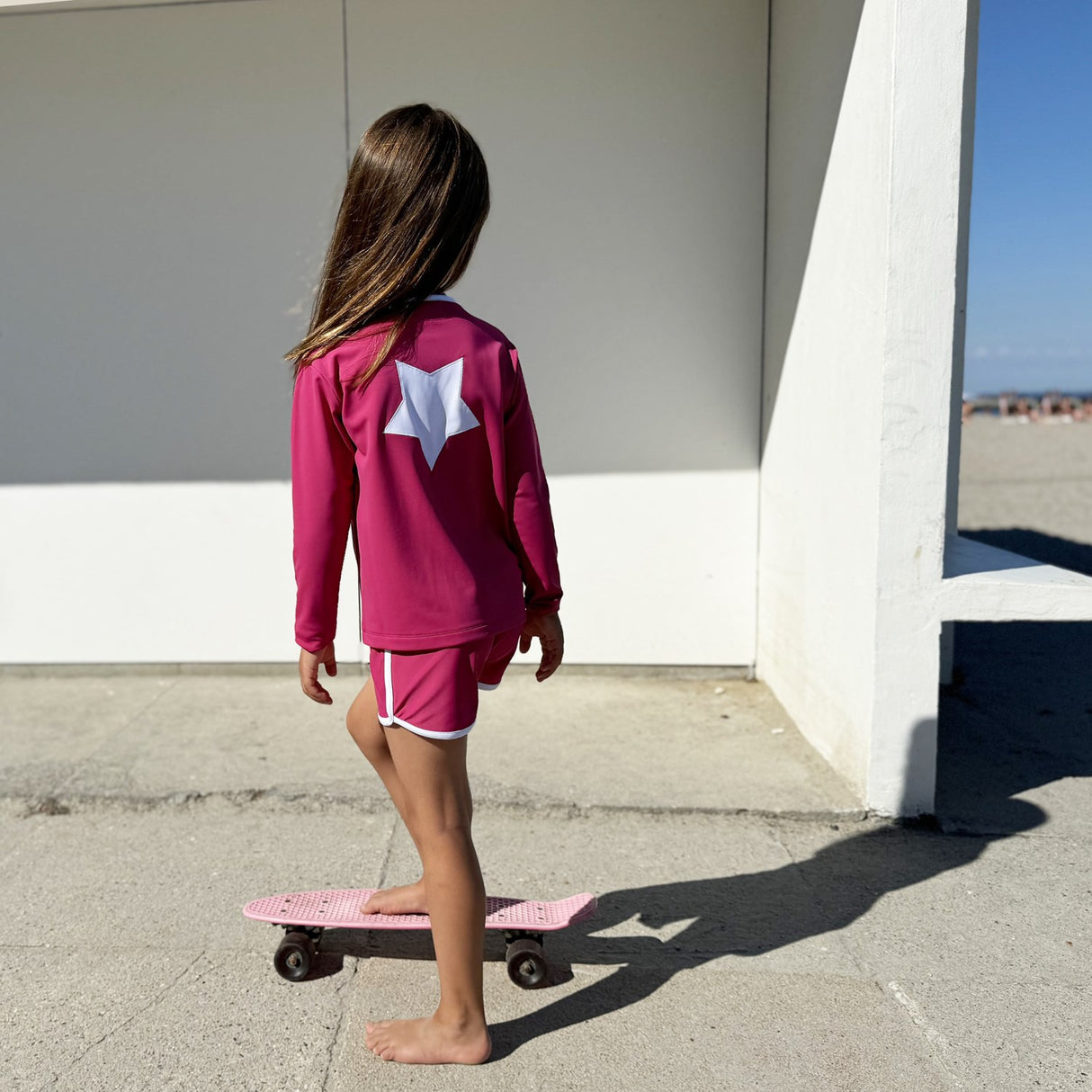 Petit Crabe Mulberry Etoile Glidelås Uv-Swim Skjorte L/S