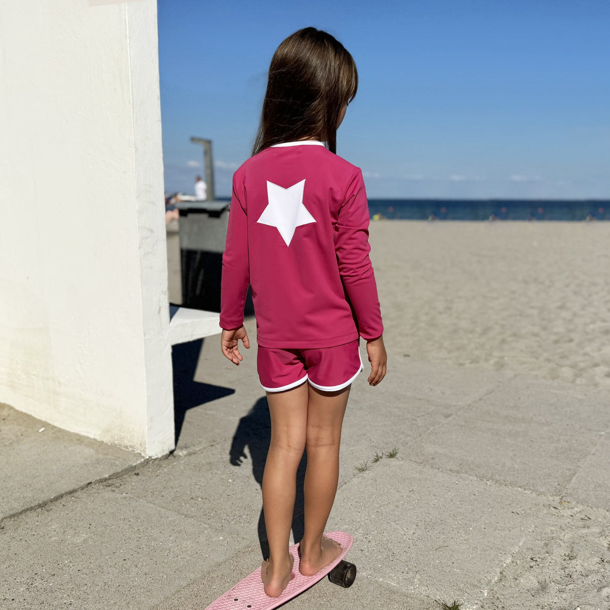 Petit Crabe Mulberry Etoile Glidelås Uv-Swim Skjorte L/S