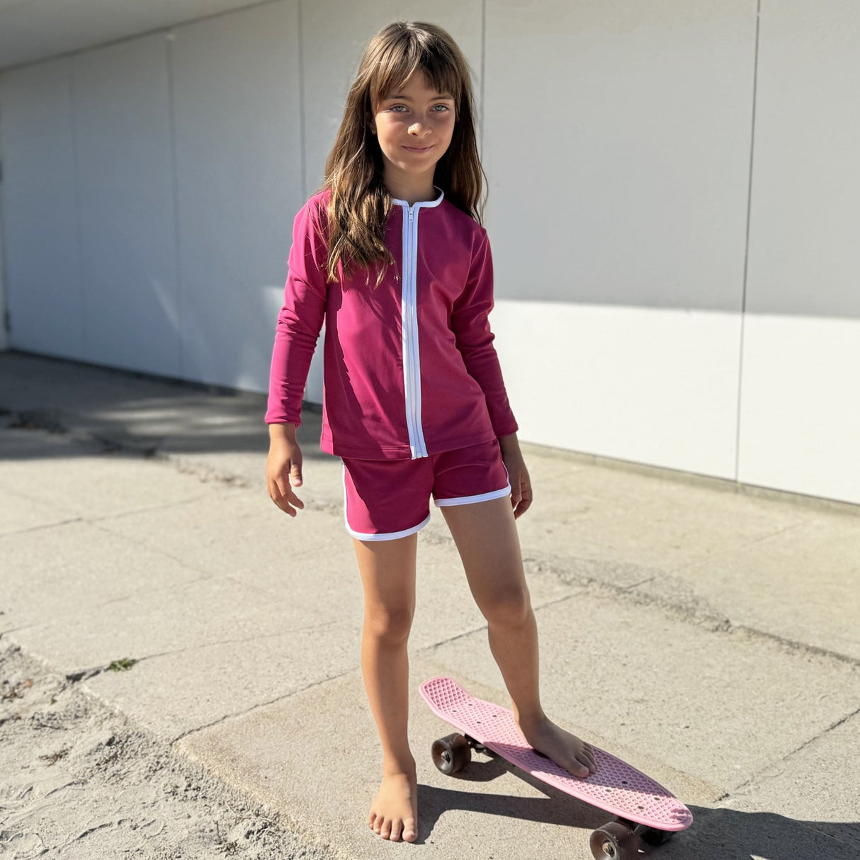 Petit Crabe Mulberry Etoile Glidelås Uv-Swim Skjorte L/S