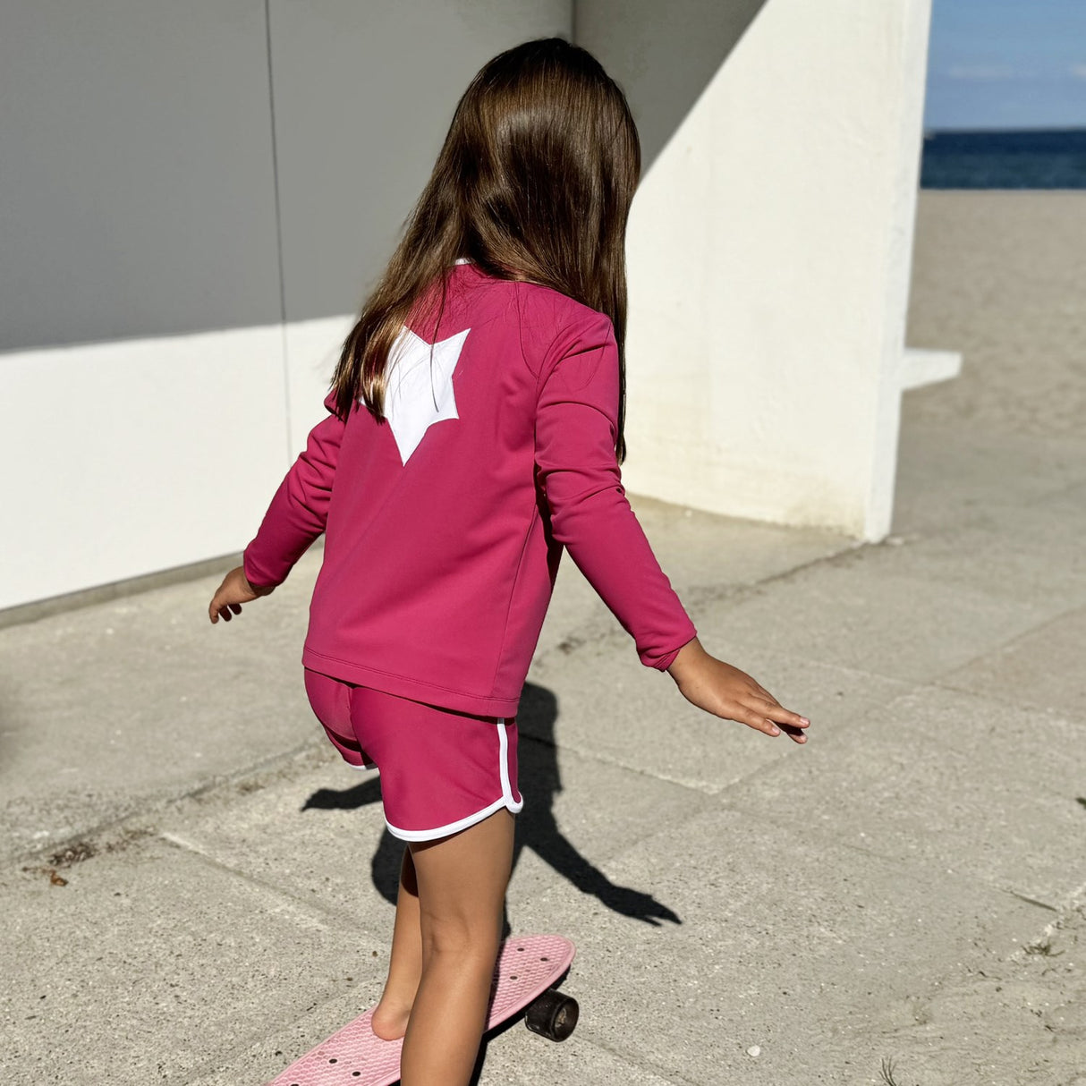 Petit Crabe Mulberry Etoile Glidelås Uv-Swim Skjorte L/S