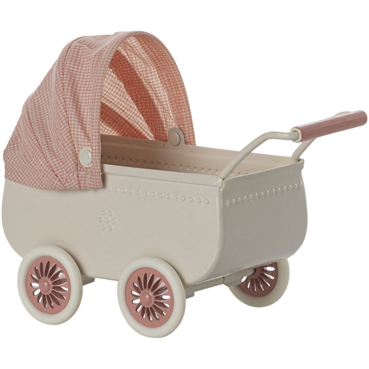 Maileg Pram, Mouse - Coral