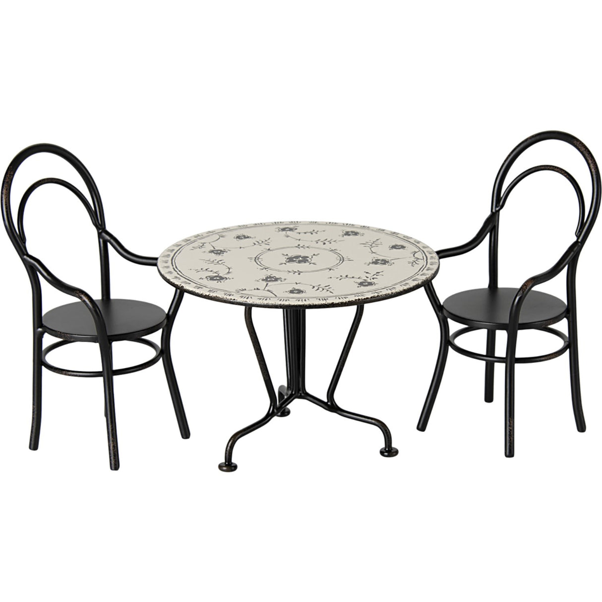 Maileg Dining Table Sett W. 2 Chairs, Miniature