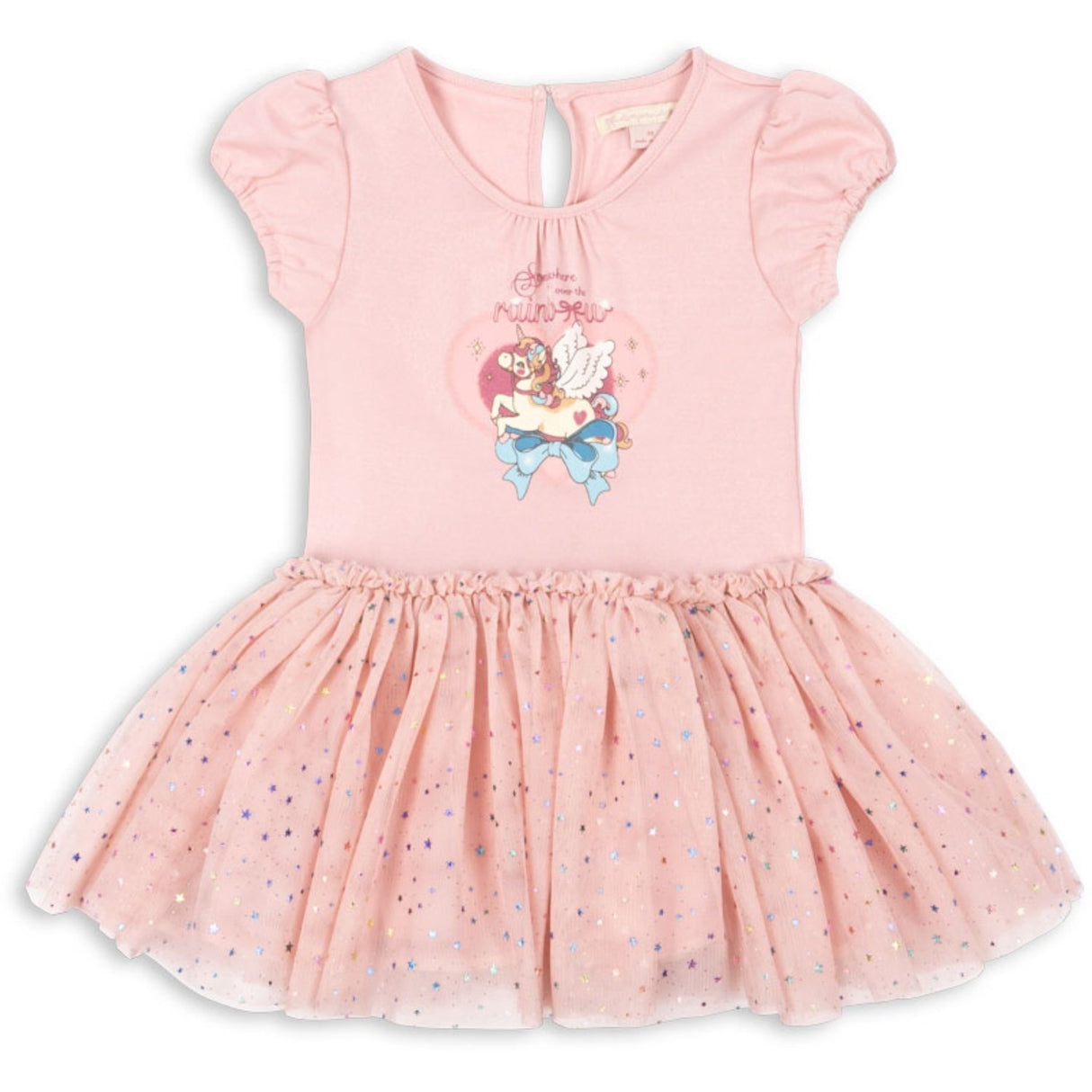 Konges Sløjd Fairy Etoile Holographic Pink Ada Fairy Ballerinasko Glitter Kjole
