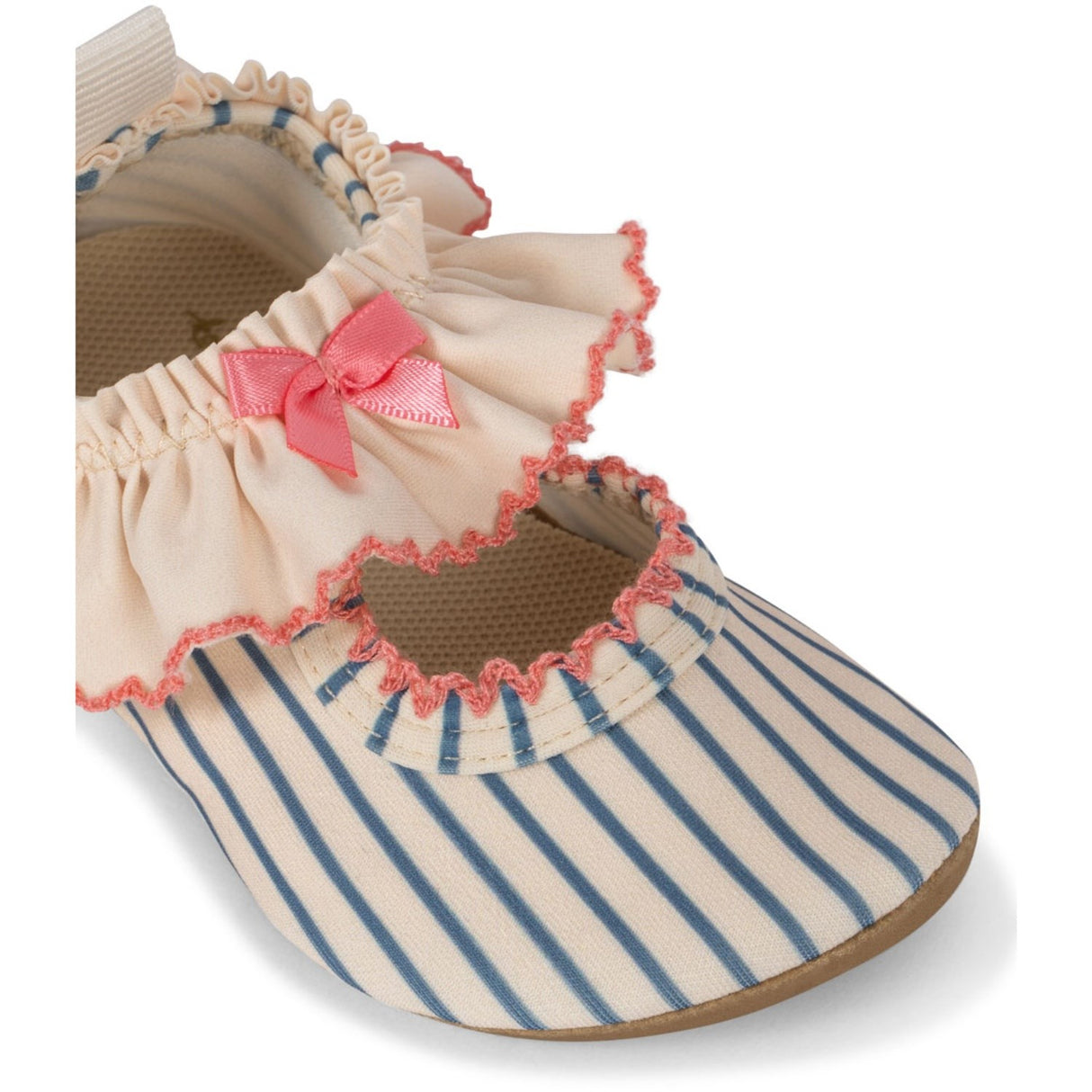 Konges Sløjd Blue Stripe Gina Frill Badesko