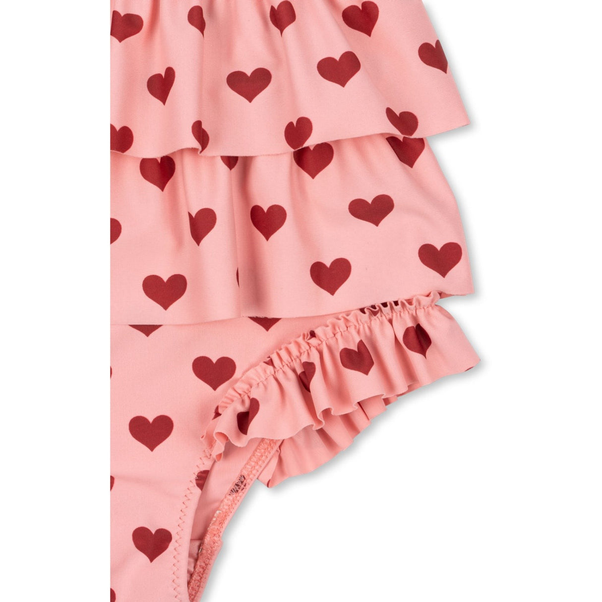 Konges Sløjd Amour Pink Manuca Frill Badedrakt Grs