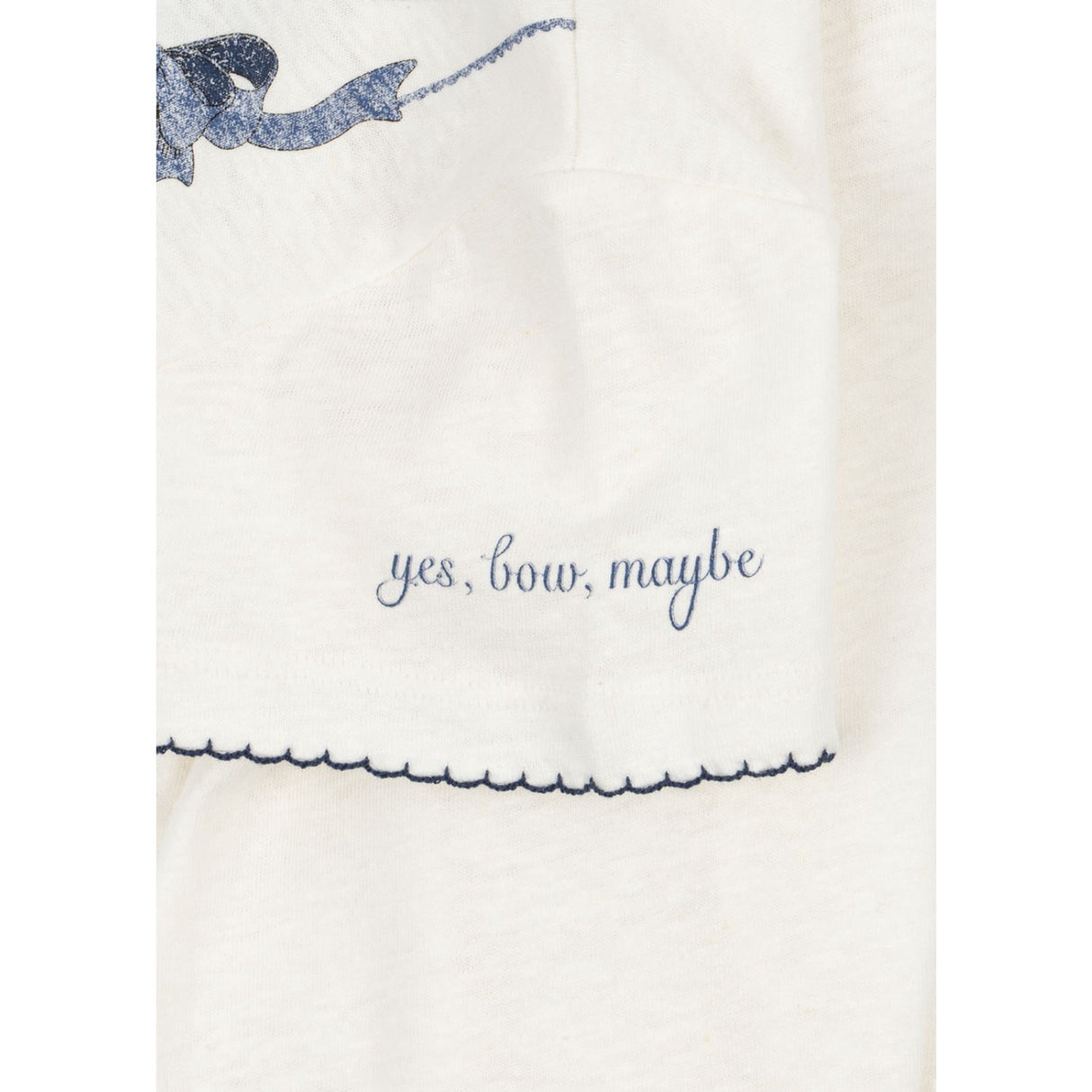 Konges Sløjd Off White/Bue Halsbånd Era Tee Ocs