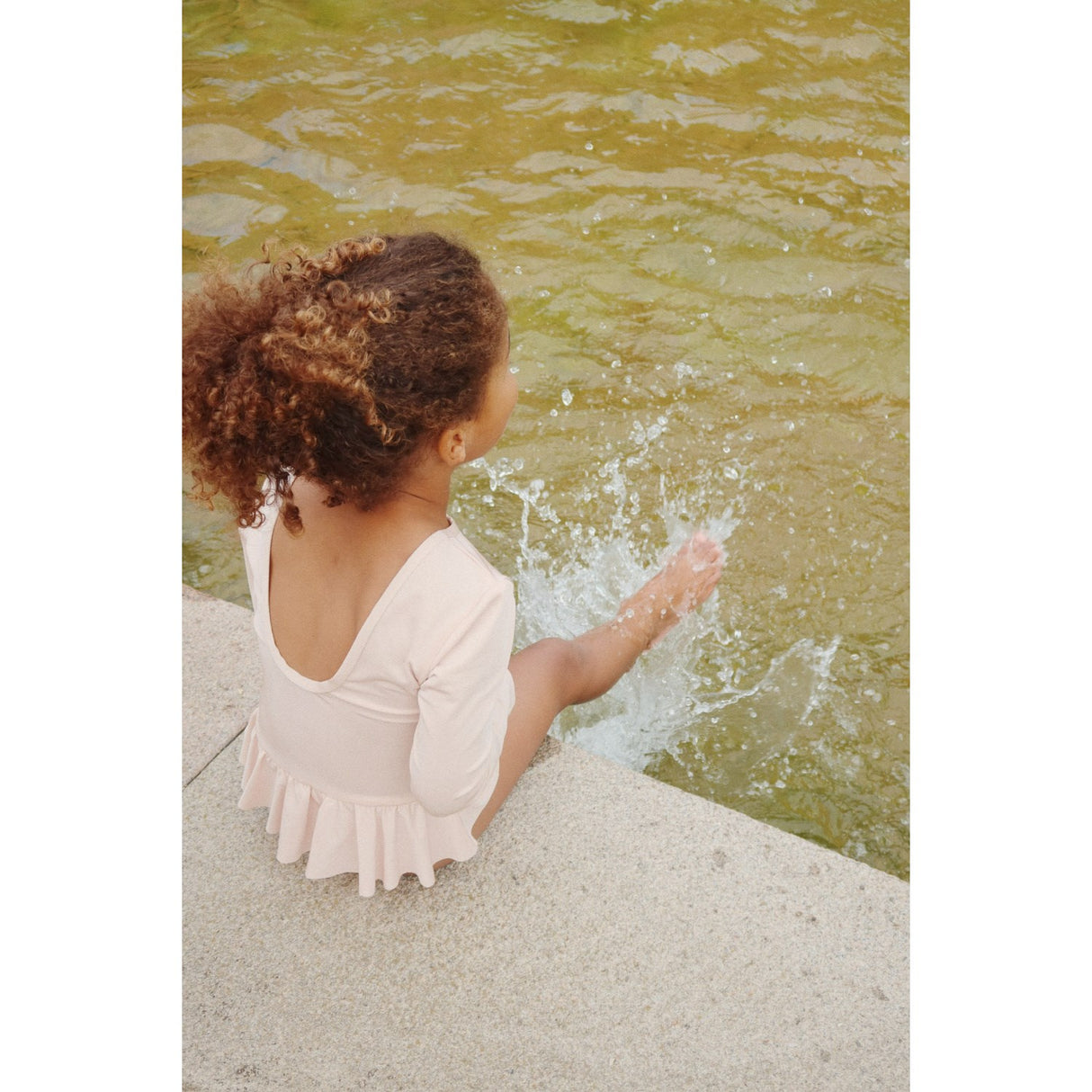 Konges Sløjd Evening Sand Jade Ls Badedrakt