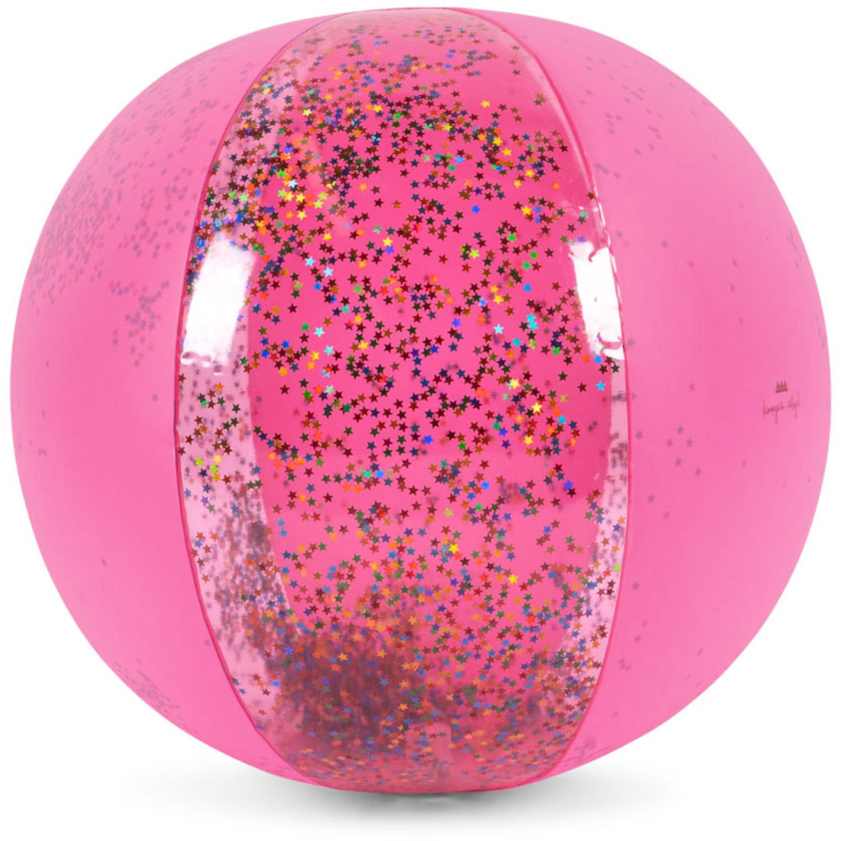 Konges Sløjd Transparent Pink Transparent Strand Ball