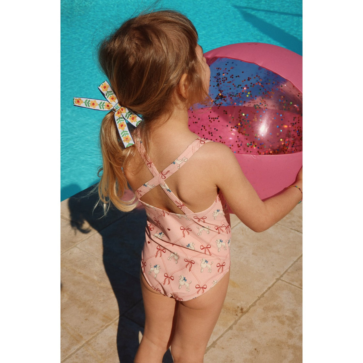 Konges Sløjd Transparent Pink Transparent Strand Ball