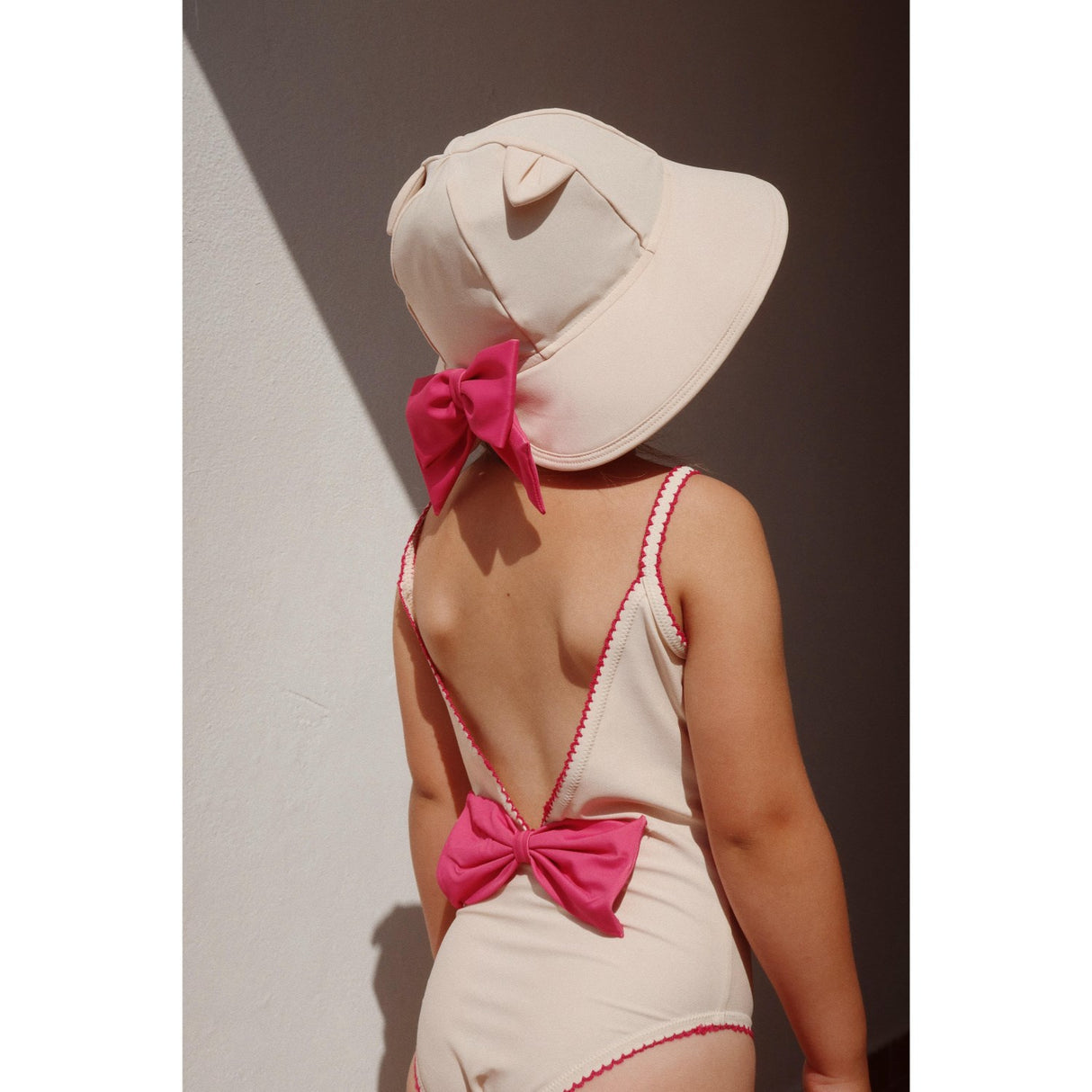 Konges Sløjd Soft Pink Kitty Cat Sun Lue Grs