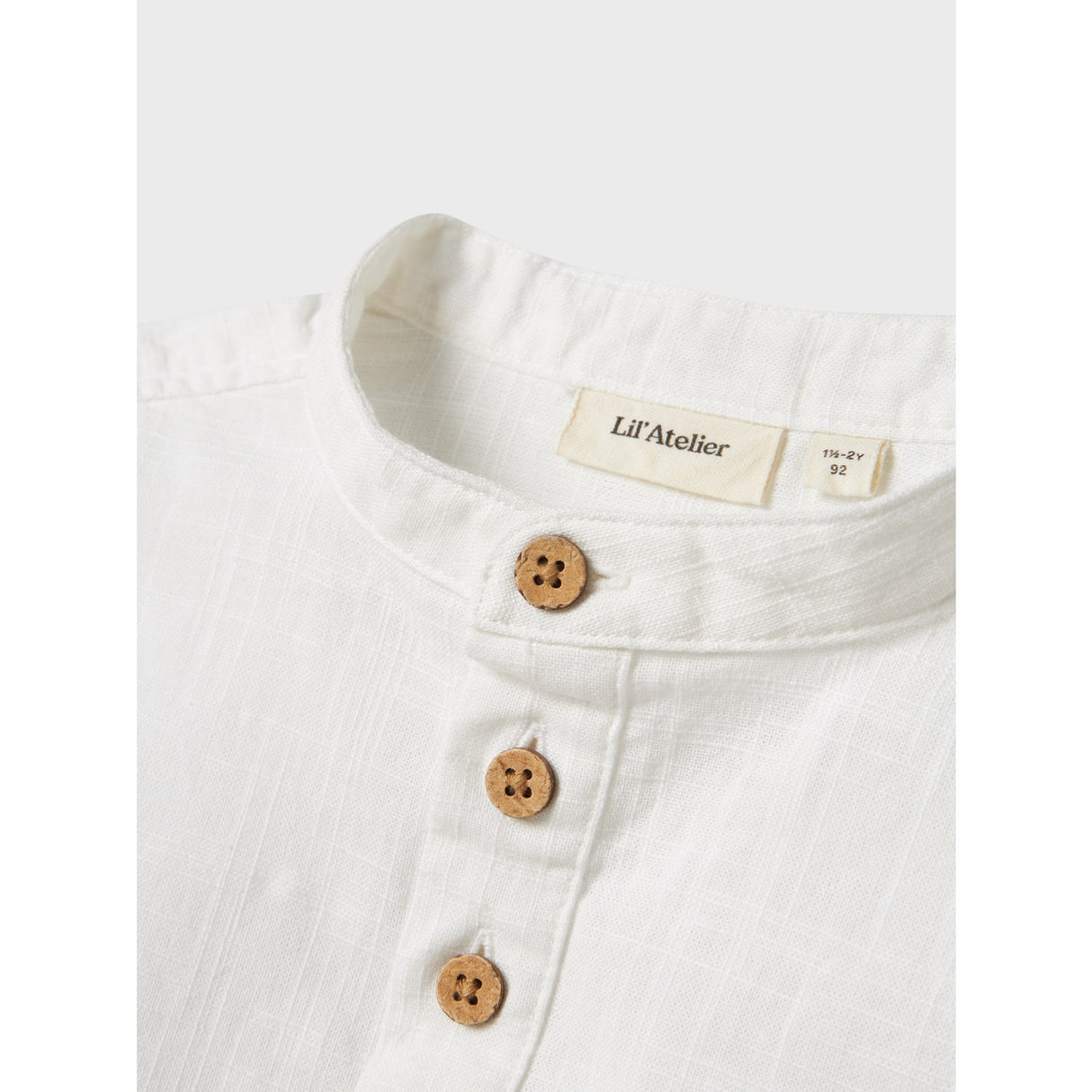 Lil'Atelier Coconut Milk Nmmhugo Ss Loose Skjorte Lil